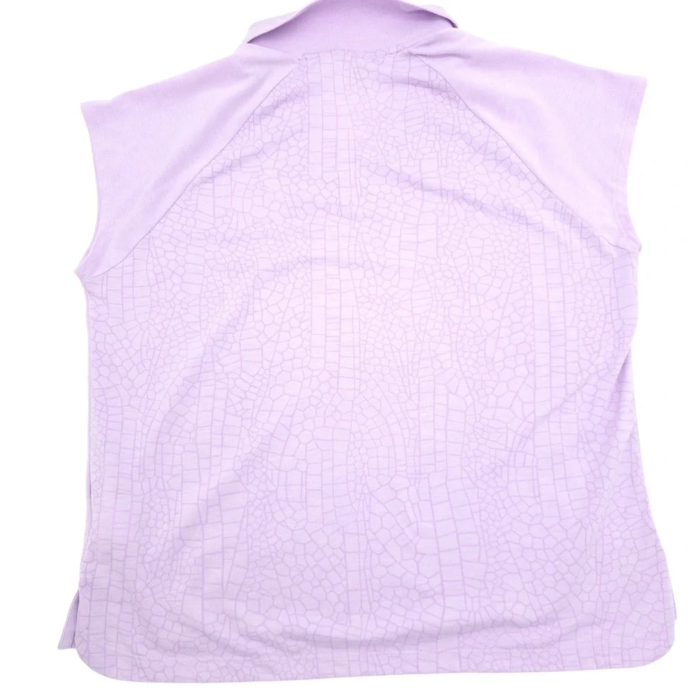 Nike Golf Dri-FIT TPC Danzante Bay Lavender Sleeveless Polo Women Large